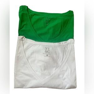 NWT V NECK TSHIRT BUNDLE XXL